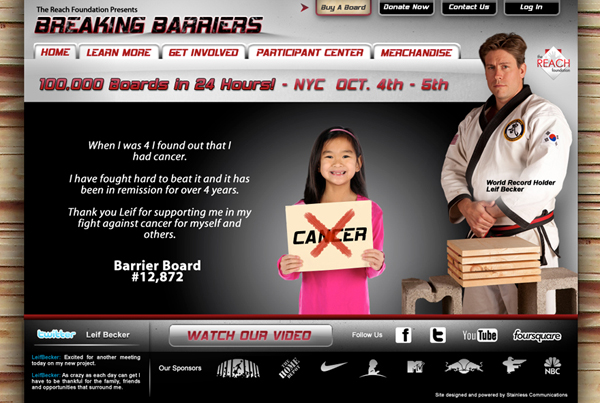 Breaking Barriers Site Layout