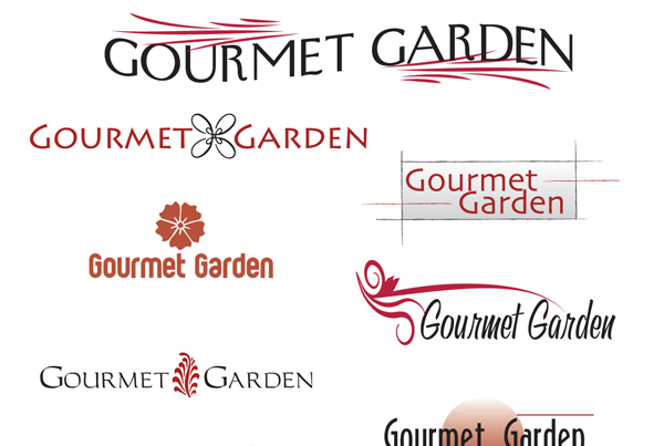 Gourmet Garden Logo Concepts