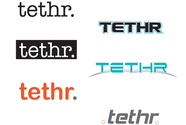tethr. Logo Concepts
